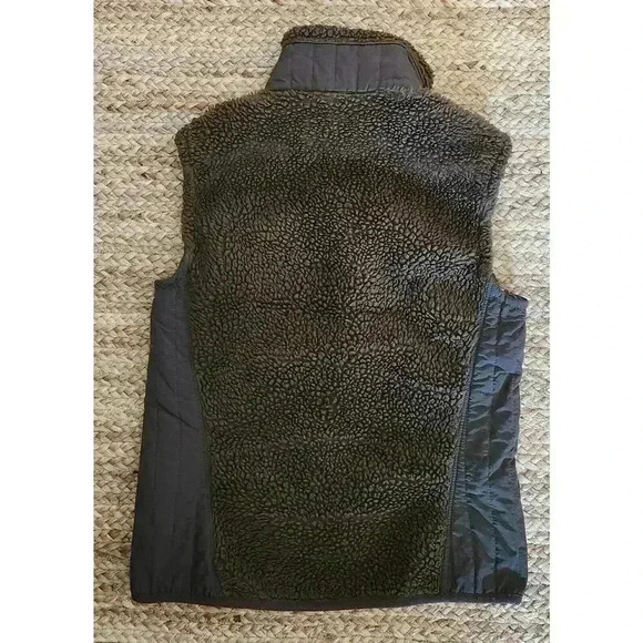 PATAGONIA Retro-X Deep Pile Fleece Brown Sherpa Vest Women's Small Walking B2 - Picture 6 of 6